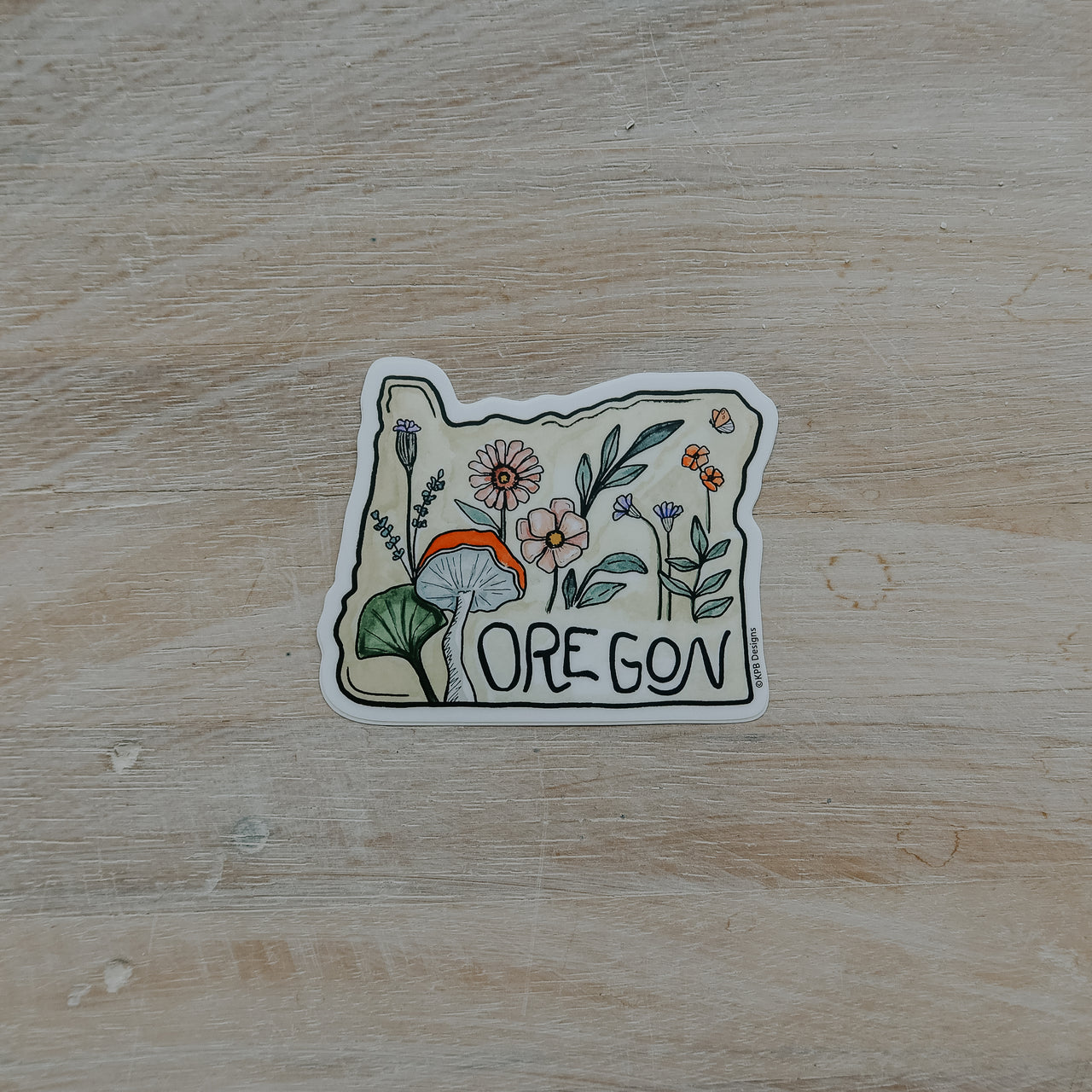 Oregon Wildflowers Sticker