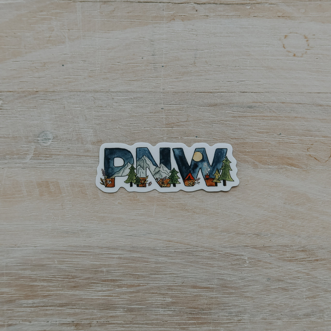 PNW Mini Sticker