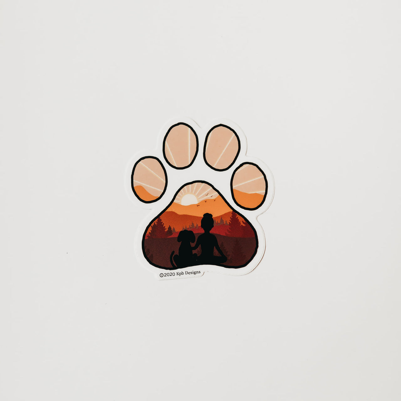 Dog Paw Sticker
