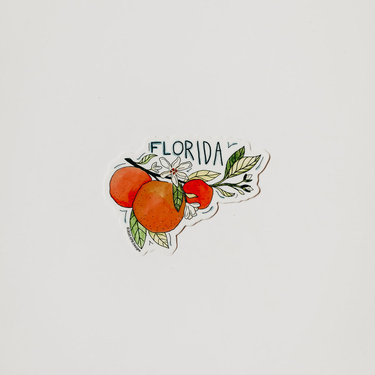Florida Oranges Sticker