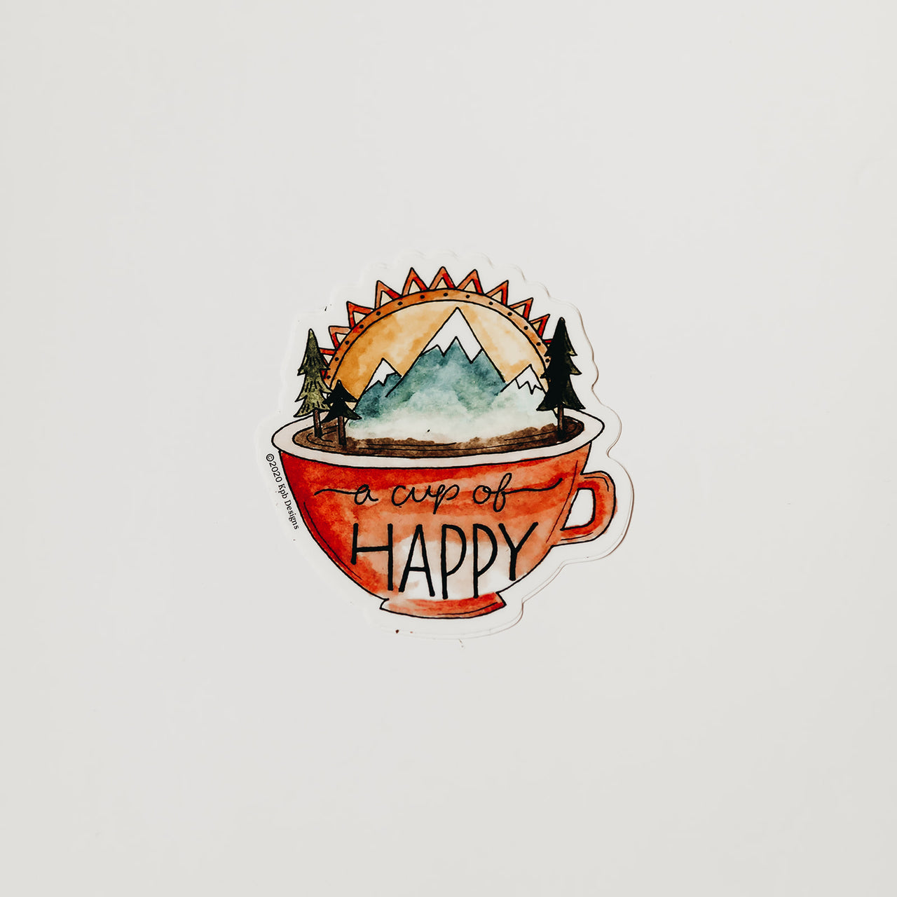 Cup of Happy Sticker